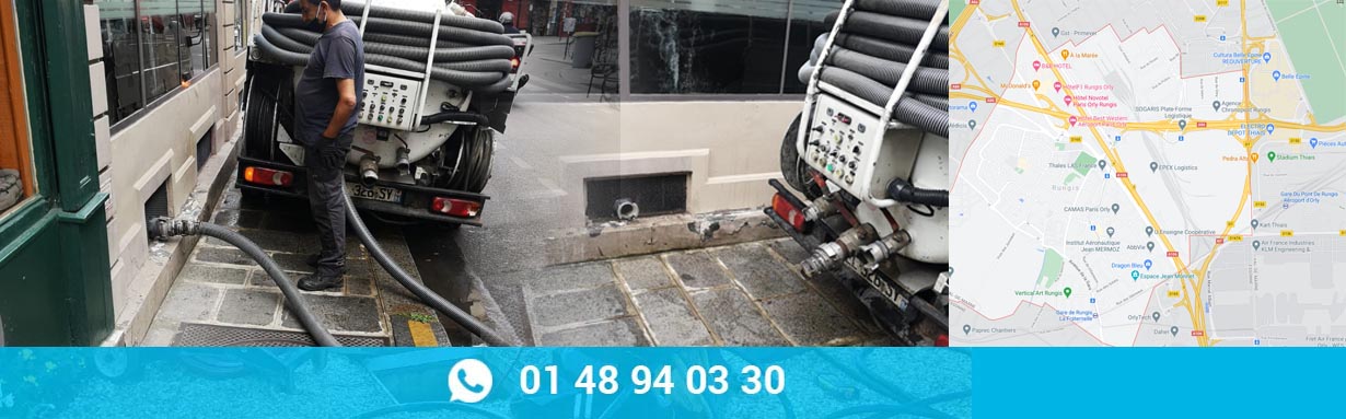 Dégorgement égout
